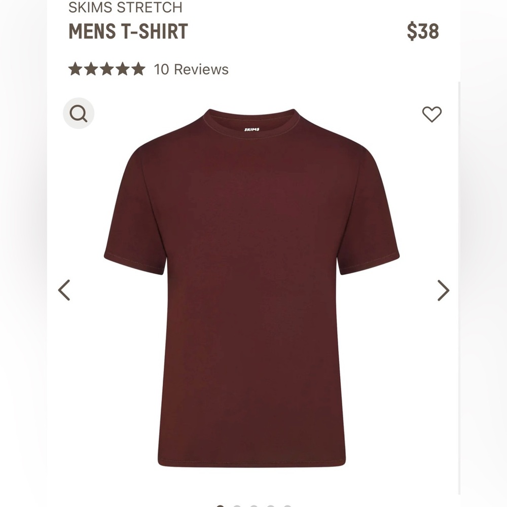 NWT skims stretch men’s tee size M